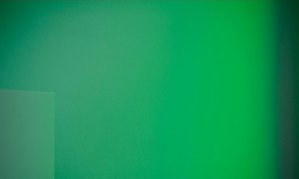 soothing green colour