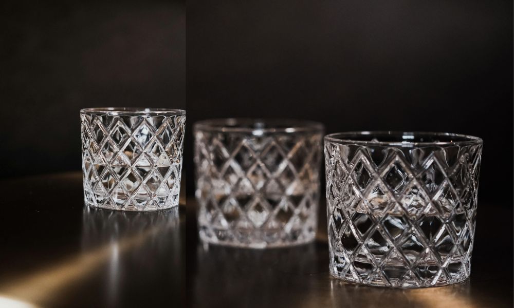 cut crystal vintage glassware