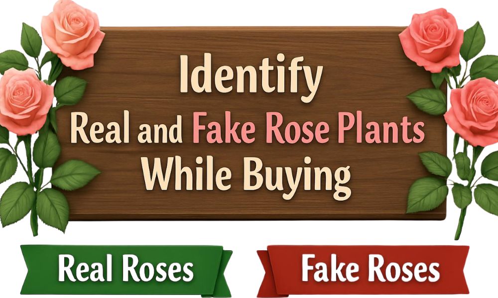 real and fake rose plants